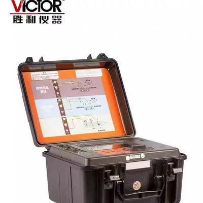 胜利仪器双钳接地电阻仪VC6415接地电阻土壤率测试仪VC4105C/4106