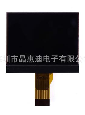 2.3吋/180128/液晶模块/点阵/COG/负显/FSTN/黑膜/SPI/名显