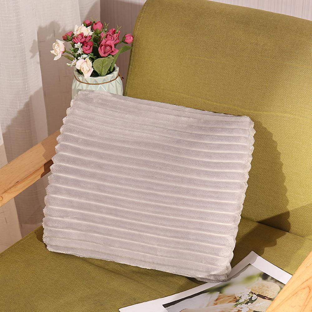 记忆棉靠枕腰枕 办公室记忆棉腰垫汽车旅行趴睡法兰绒腰靠垫