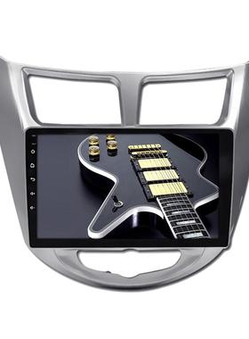 适用于10-16款现代瑞纳Solaris安卓蓝牙MP5播放器GPS导航仪一体机