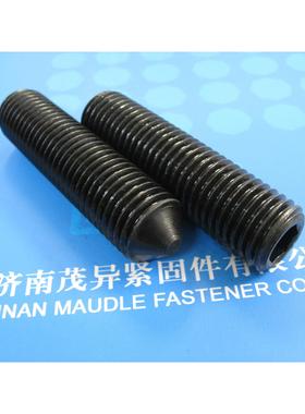 12.9级45H铬钼合金钢内六角尖头锥端紧定螺丝NFE25172-2004