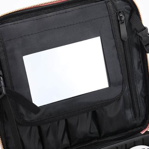 创意便携客套拉杆化妆箱隔板化妆品收纳包多功能化妆包美妆工具箱