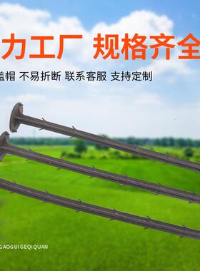 塑料园艺地钉 防草地布钉 厂家直供 黑色塑料地钉大棚地膜钉