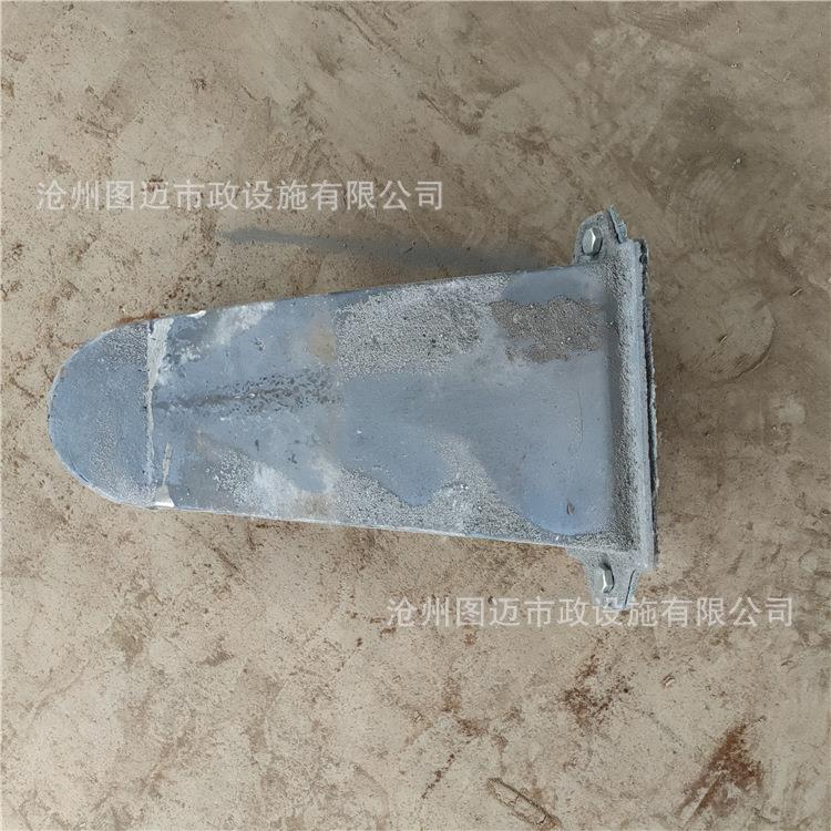 铸铁侧排雨水斗 87型雨水斗侧入式 圆口方口女儿墙穿墙落水口