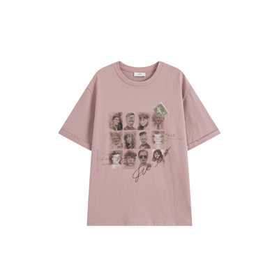 ICE DUST 项小七 设计师品牌26早春新品休闲时尚百搭人像做旧T恤
