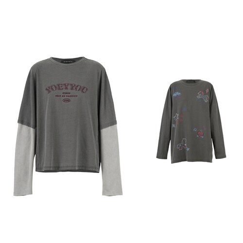 YOE YYOU 项小七设计师品牌26早春新品拼接造型上衣/0895T恤/0732