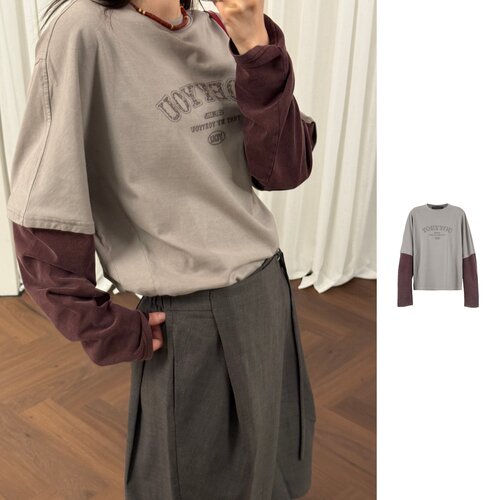 YOE YYOU 项小七 设计师品牌26早春新品休闲时尚百搭拼接造型上衣