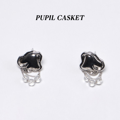 轻盈通透耳钉PupilCasket纯银