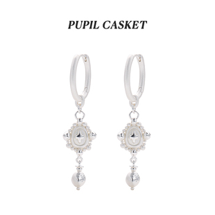 PUPILCASKET 重塑耳坠 纯银质感高级时装环扣耳环