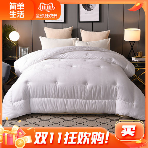 简单生活特惠羽丝绒冬被抗菌