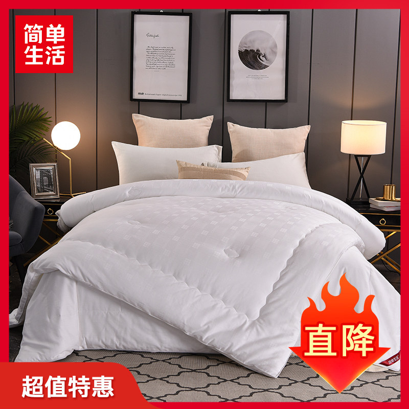 简单生活被子优品全棉提花二合一冬被四季适用子母被  5056,床上用品,化纤被,淘宝优惠券,粉丝福利购,淘宝优惠卷