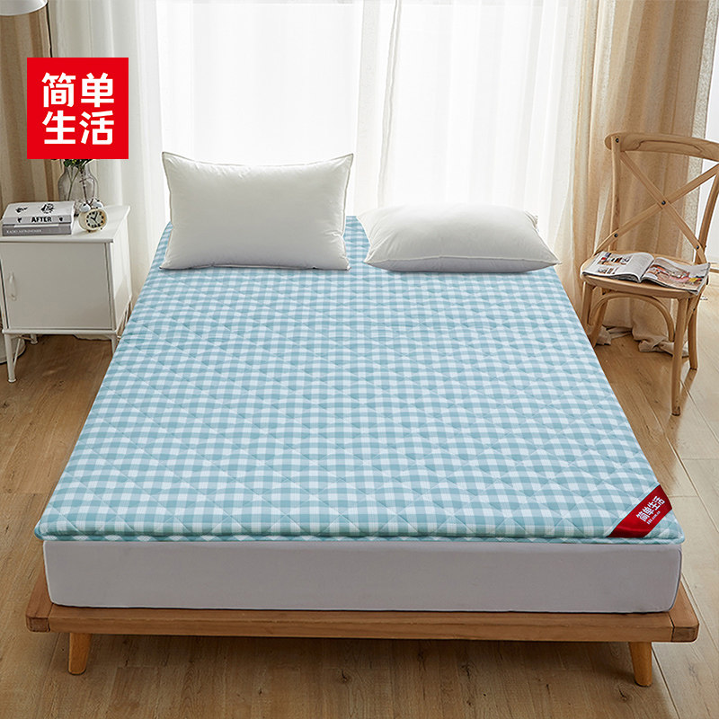 简单生活水洗棉凉感舒适床垫全棉抗菌防滑床垫保护垫家用垫子,床上用品,床垫/床褥/床护垫/榻榻米床垫,淘宝优惠券,粉丝福利购,淘宝优惠卷