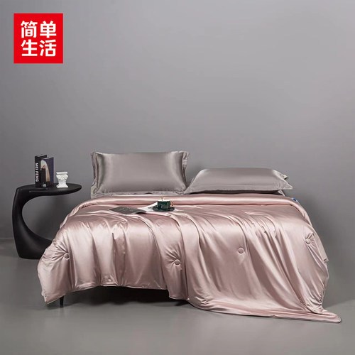 简单生活桑蚕丝夏凉被