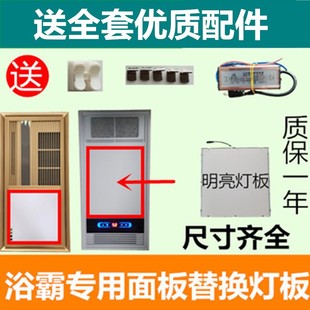 集成吊顶中间照明灯浴霸灯板led替换浴室灯卫生间灯灯芯通用配件