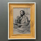 编译文创 第二组 马恩列油画6寸相框摆台系列 礼品 木制相框高级名家画作马克思恩格斯列宁文艺小众客厅卧室书房