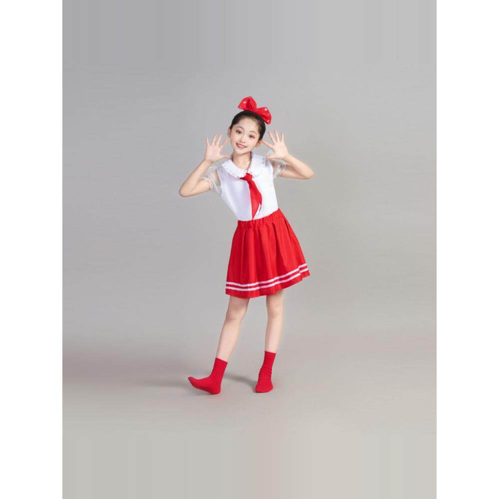六一少年有志舞蹈服儿童演出服诗歌朗诵红领巾表演服小学生合唱服