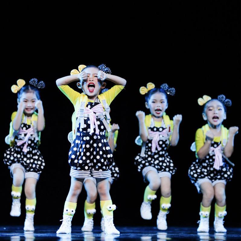 儿童演出服再来一次吧表演服小书包道具再见幼儿园可爱舞蹈服抱婴