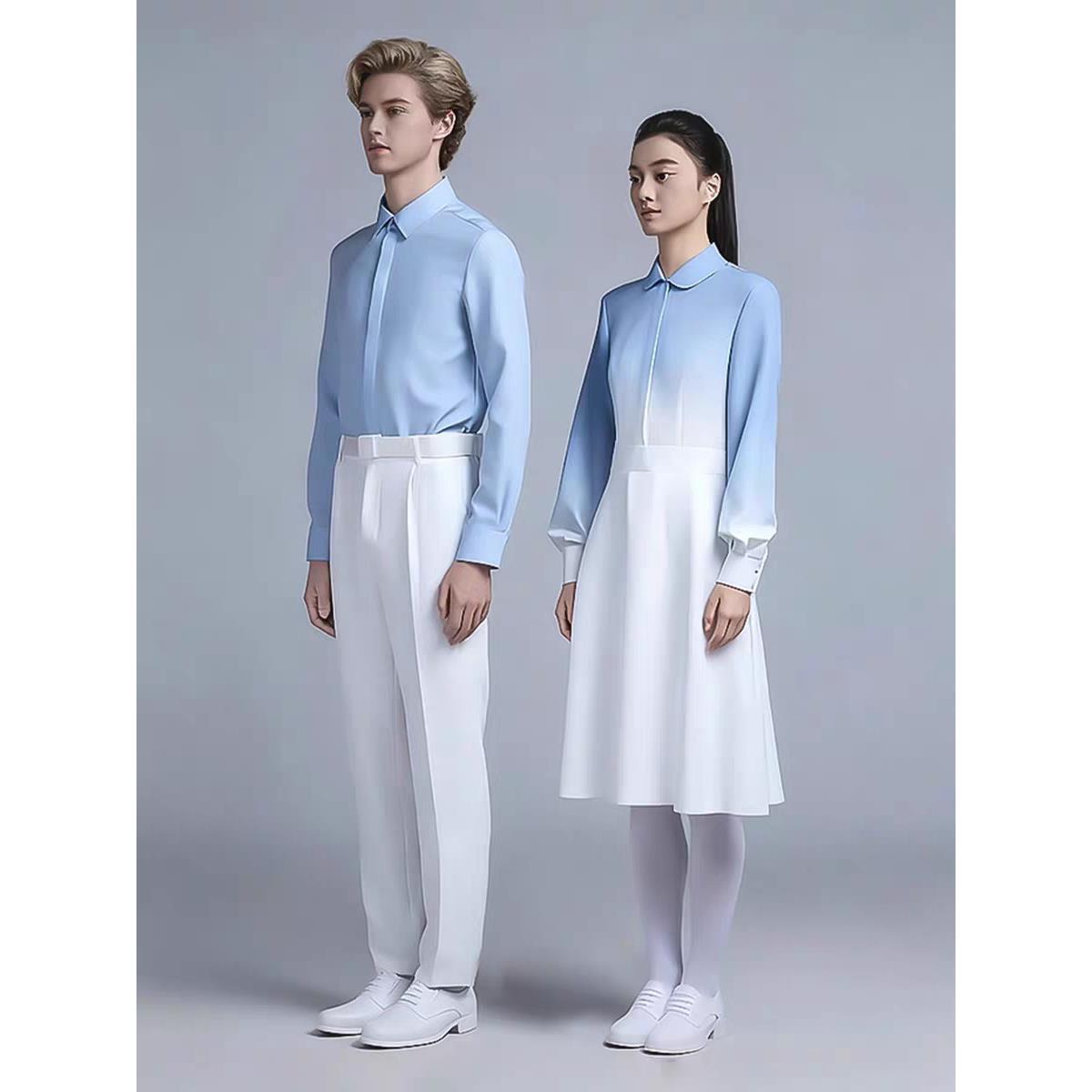 2025新款儿童大合唱服松花江上我爱中国中小学生表演服诗歌朗诵