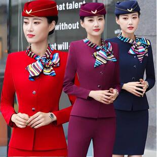 职业套装女军乐队打鼓乐团服装西装春秋新款时尚气质酒店前台工装