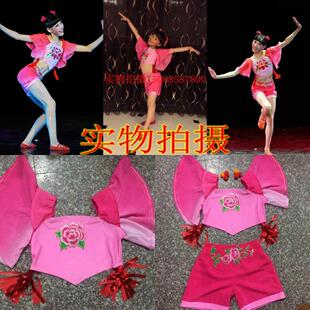 桃李杯女童独舞《小扁担三尺三》舞蹈参赛服装民族舞蹈演出服装