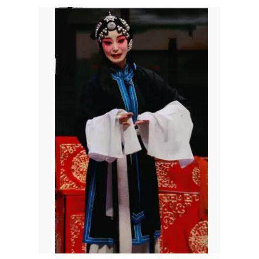 促销京剧戏曲戏剧服装用品旦角素女褶子素青衣披秦香莲衣服