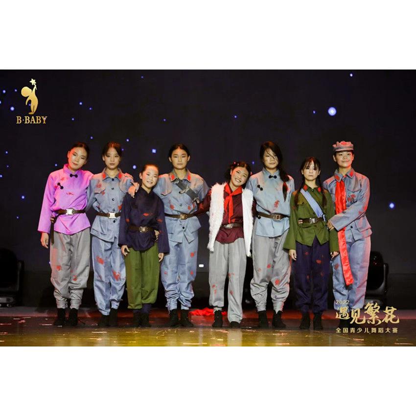 八女投江舞蹈演出服装经典话剧民族舞蹈演出服舞台表演服装现代剧