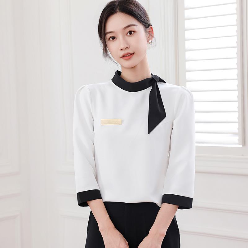 美容院工作服女秋冬高端气质皮肤管理医疗餐饮采耳美容师