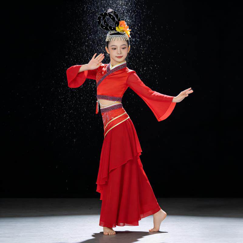 汉风丽影演出服古典风民族舞礼仪之邦小豆苗同款古典舞演出服