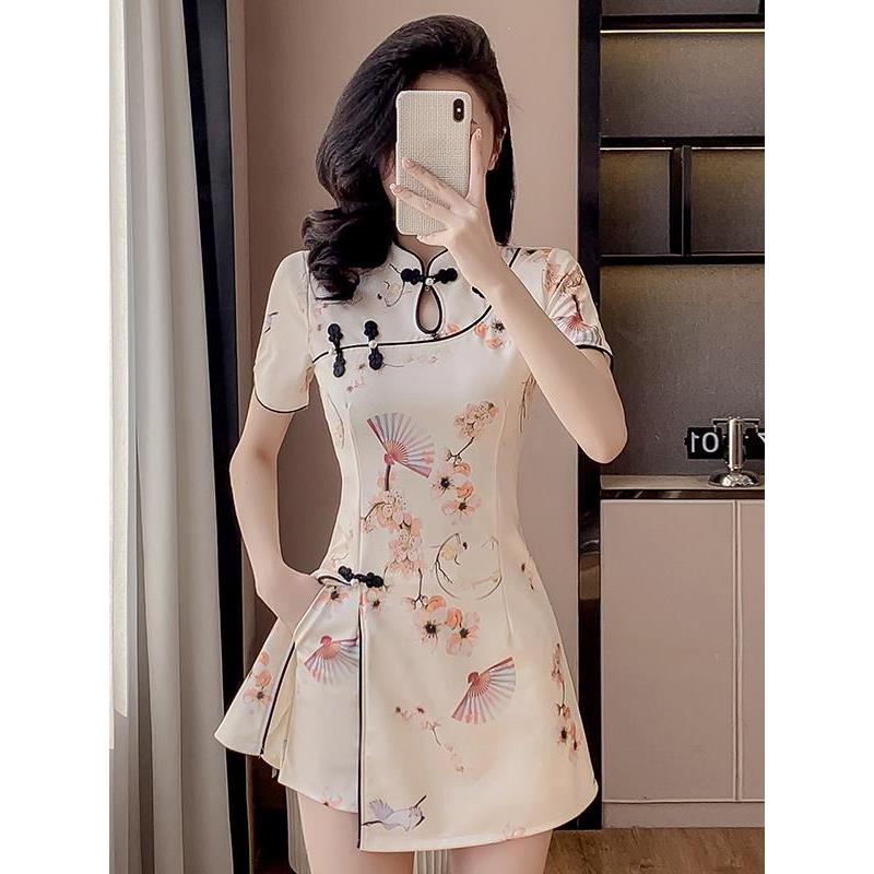 职业套装女夏款美容院工装养生会所足疗工服足浴技师工作服