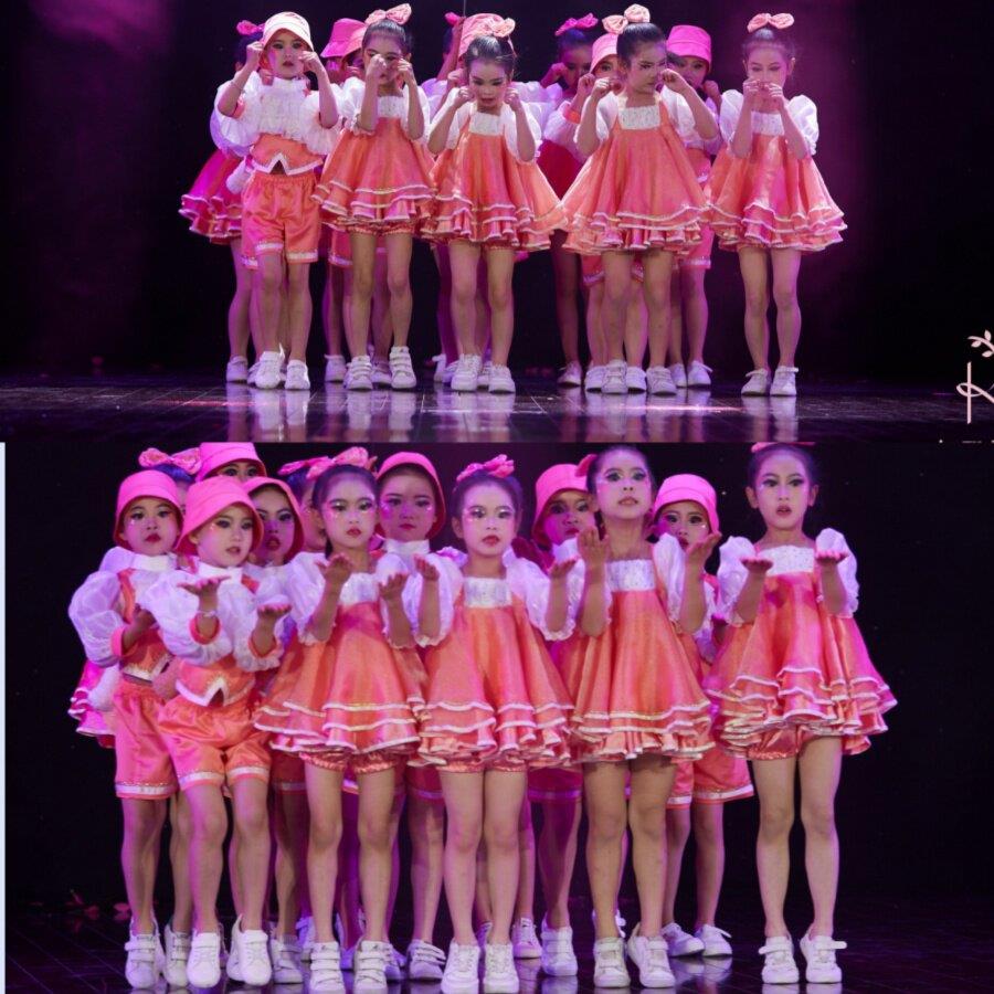 六一儿童蓬蓬纱裙再见幼儿园舞蹈表演服男女合唱演出服公主裙可爱