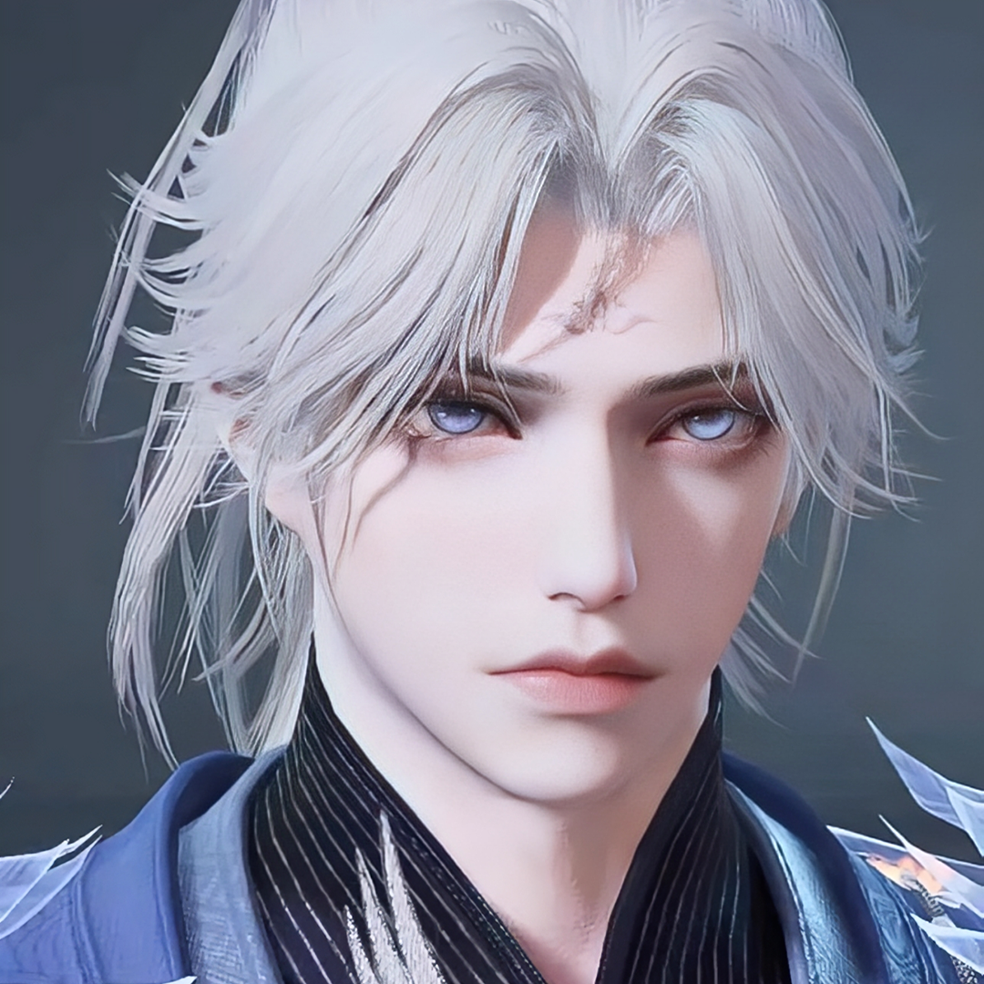 【无尘】永劫无间捏脸数据 无尘 男脸型 羽鹤 永结永杰端游捏脸码