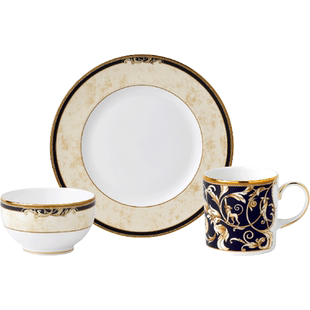 WEDGWOOD威基伍德丰饶之角一人食骨瓷餐具套装欧式餐碗餐盘马克杯