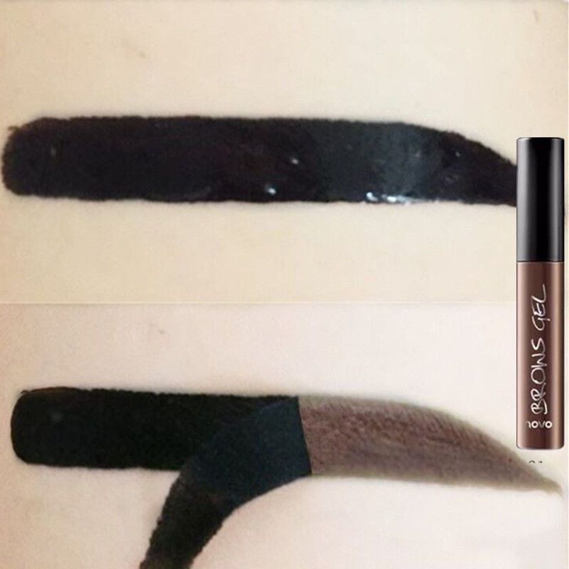 彩妆NOVO持妆防晕撕拉染眉膏半永久纹眉洗不掉防水不易掉色染眉胶