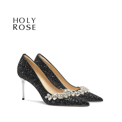 HolyRose水钻高跟礼服单鞋