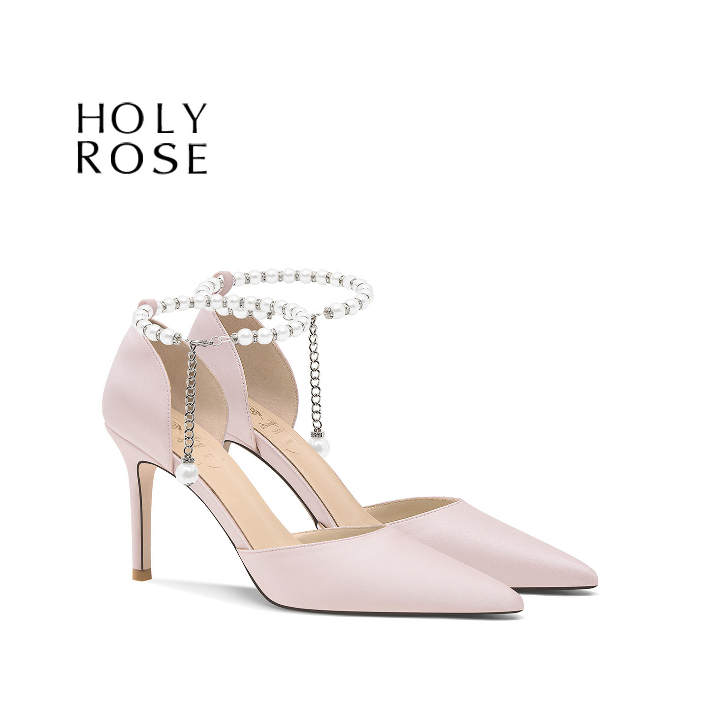 HolyRose白桃汽水尖头高跟鞋