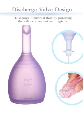 Medical Silicone Collector Menstrual Cup Menstruation Cup D