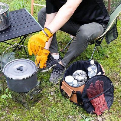 Outdoor Camping Equipment Storage Bag Tableware Canvas