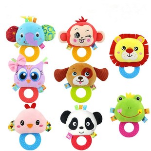 Newborn Baby Toys 0-12 Months Cartoon Animal Owl/Elephant Ba