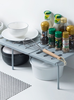 Home kitchen staircase cabinets with a plastic multipurpose