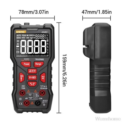 AN82 Digital Multimeter Professional 9999 Tester DIY Transis
