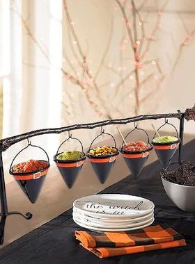 Halloween Topi Penyihir Berdiri Mangkuk Makanan Ringan