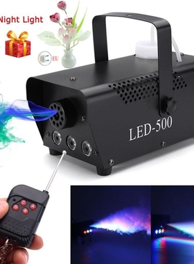 WiRELESS ContRoL LED 500W SMokE MaChinE RGB CoLoR LED FoG Ma