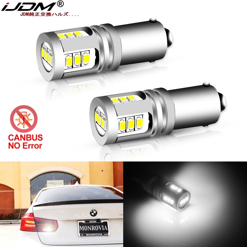 Xenon White Error Free 12V-24V Bay9s LED H21W 64136 LED Bulb