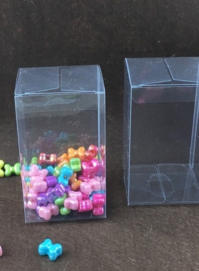 30pcs 6*6*10cm clear plastic pvc box packing boxes for gifts