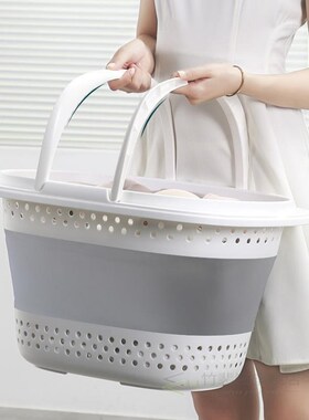 Collapsible Laundry Hamper Basket Clothes Storage Bag Washi