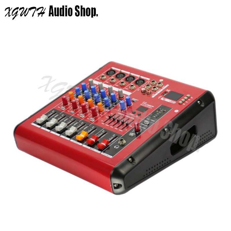 4 Channel DJ Amplifier Mixer Sound Power Console Mixing wit