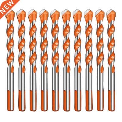 10Pcs Threaded Triple-cornered Tungsten Steel Wall Tile Conc