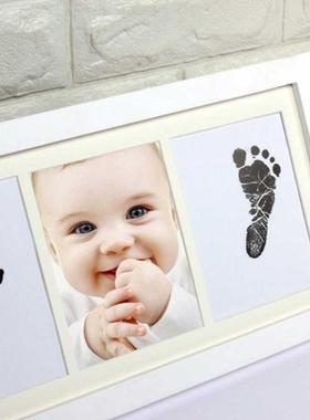 Baby Footprints Handprint Ink Pads Imprint Inkless Touch Cla