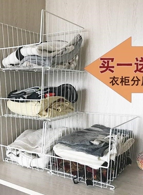 The bedroom closet storage ra cabinet shelf clothing