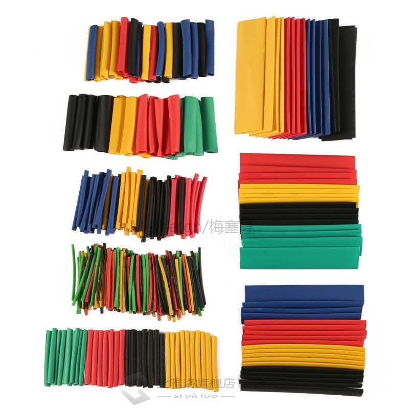 *328Pcs Heat Shrink Tubing Polyolefin Assorted Insulation Sh